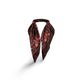 DESTIN Foulard in seta Choco