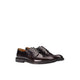 Doucals Stringata da uomo in pelle Horse Burgundy