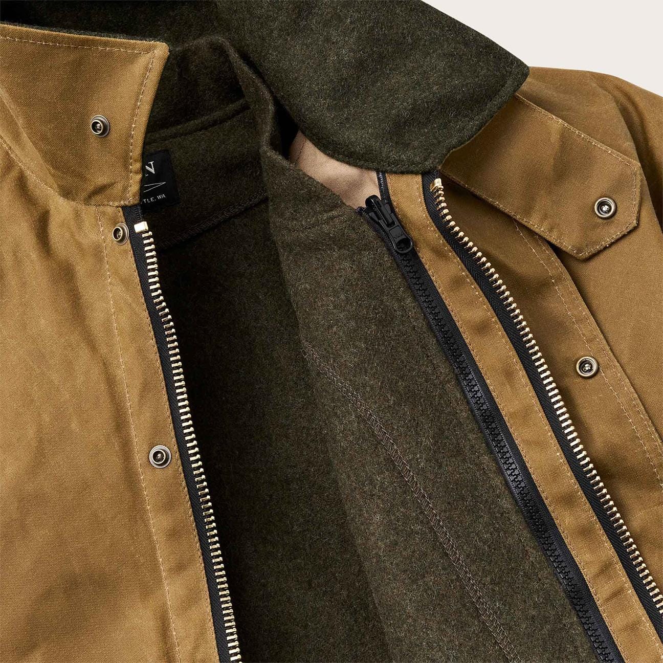 FILSON Giacca Tin Cloth oil Field Jacket Tan