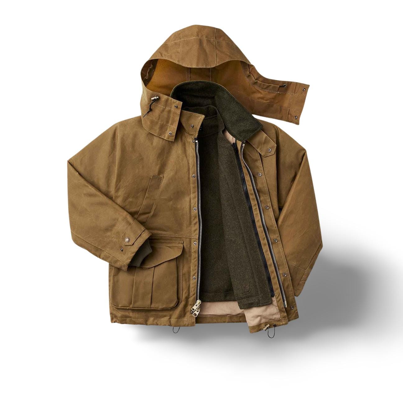 FILSON Giacca Tin Cloth oil Field Jacket Tan