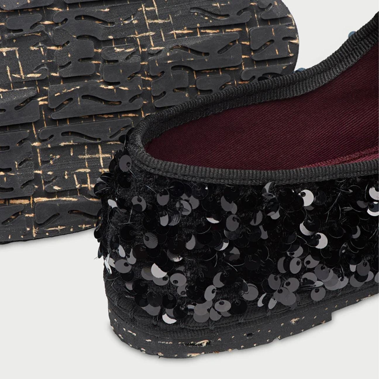FLABELUS Ballerina The Little Prince in paillettes Nero