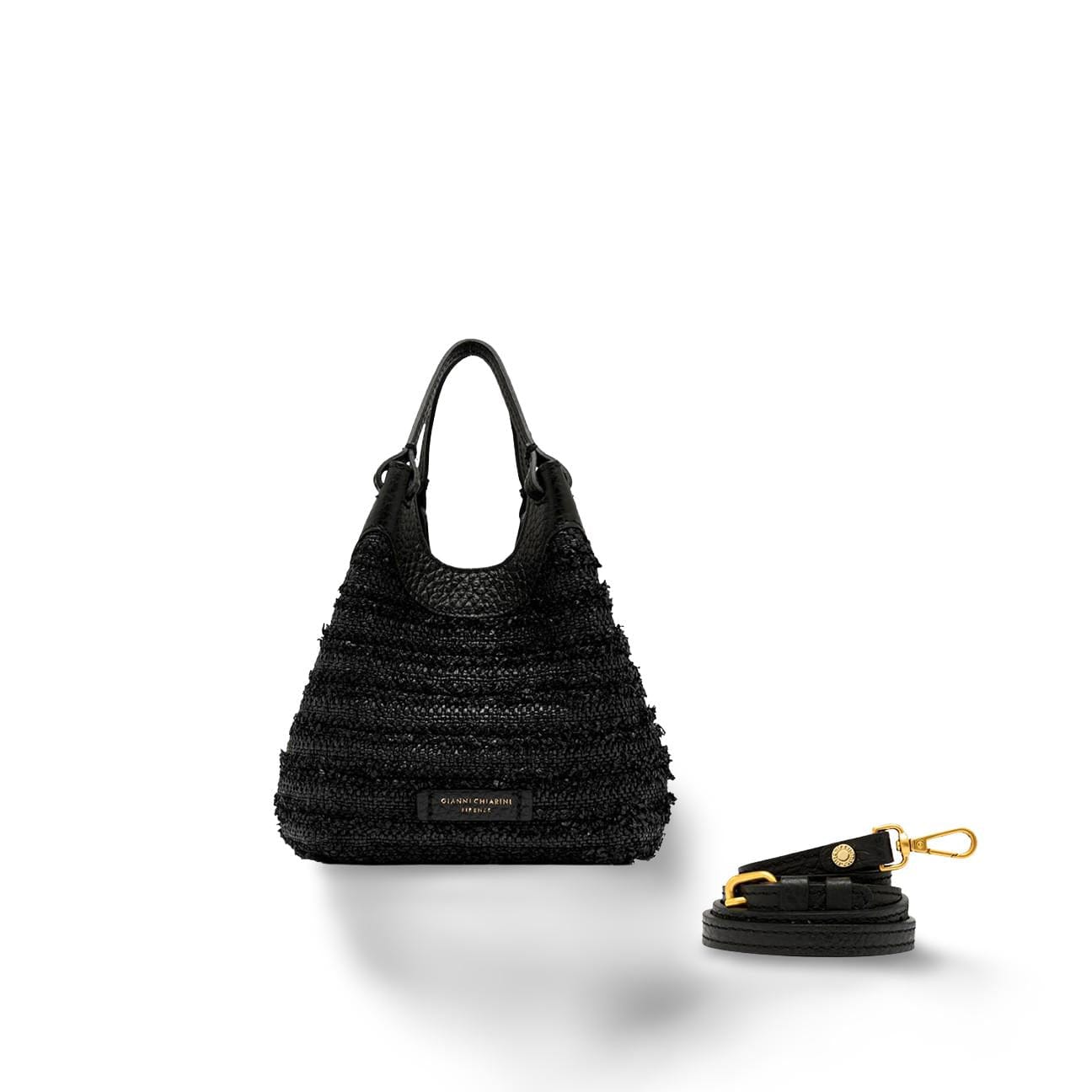 GIANNI CHIARINI Borsa donna Dua Frou Nero