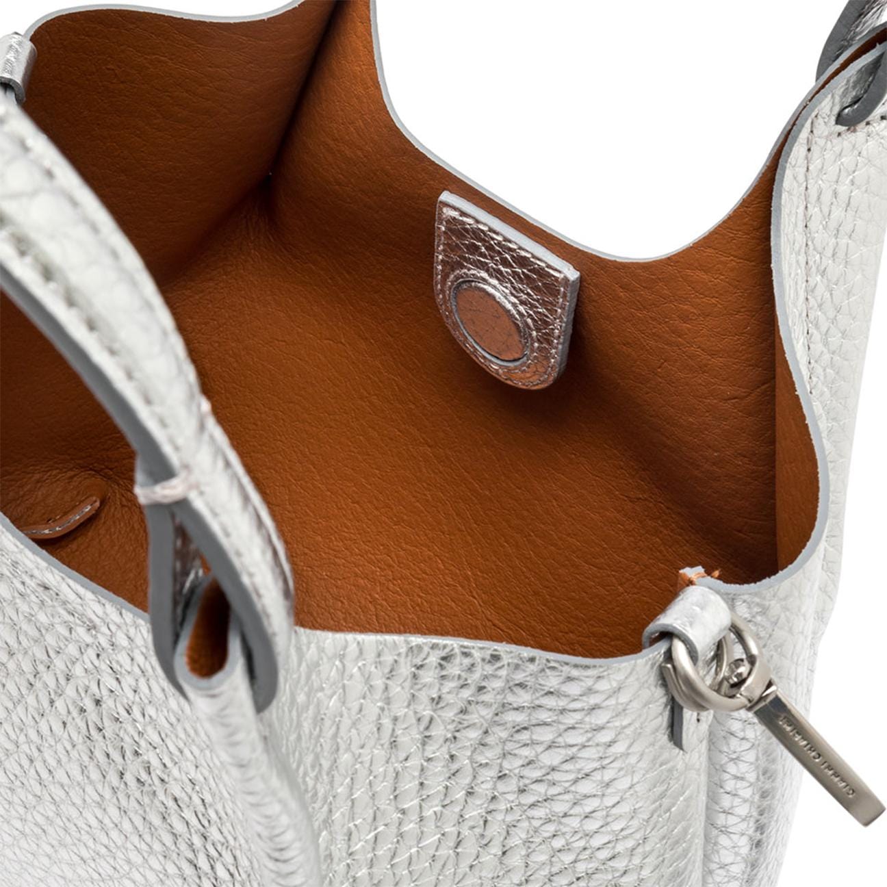GIANNI CHIARINI Borsa donna Dua media Silver