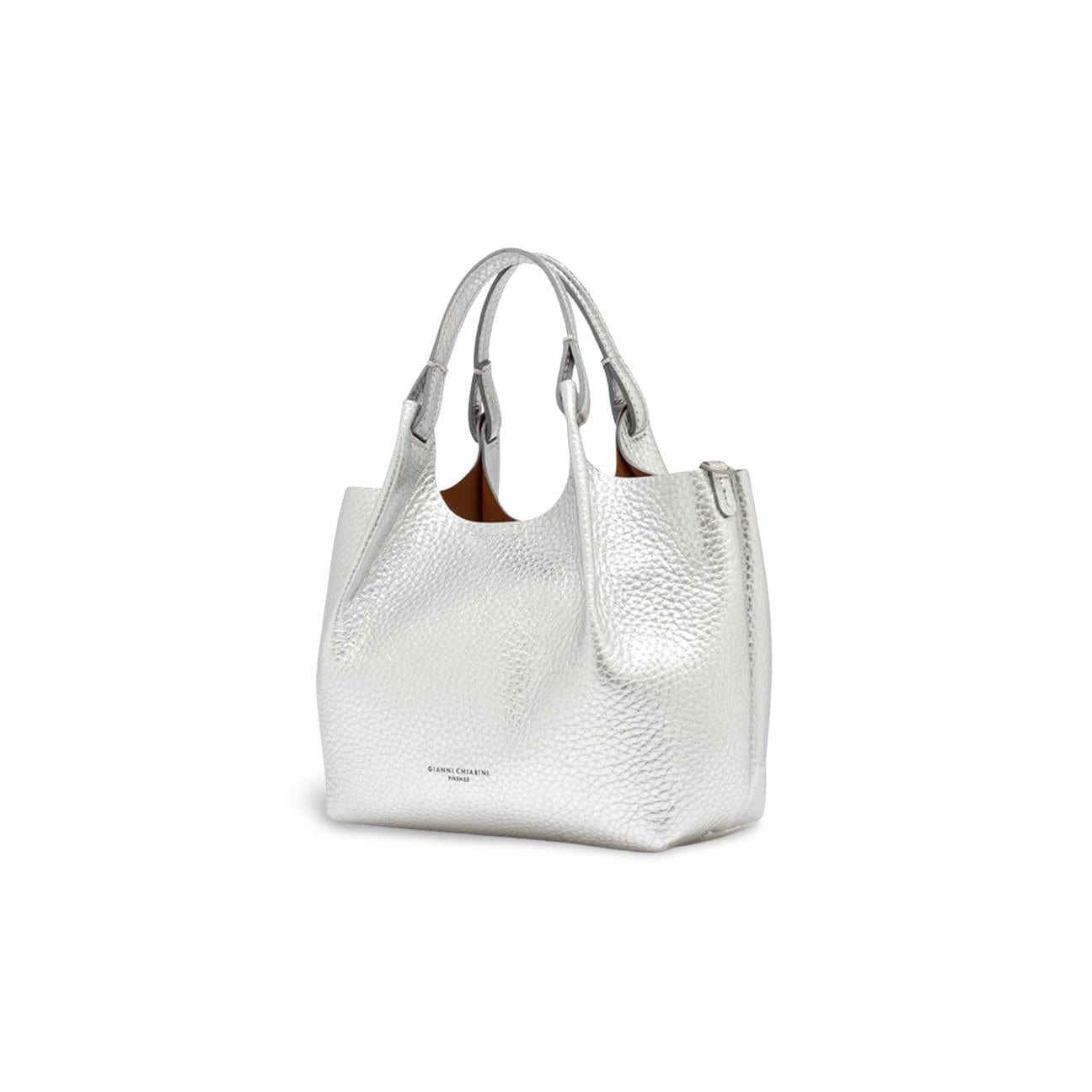 GIANNI CHIARINI Borsa donna Dua media Silver