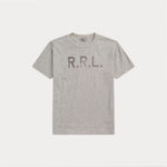 RRL T-Shirt con grafica logo Grigio