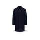 HARRIS WHARF LONDON Cappotto uomo in boucle' Blue