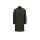 HARRIS WHARF LONDON Cappotto uomo in Lana Moss Green