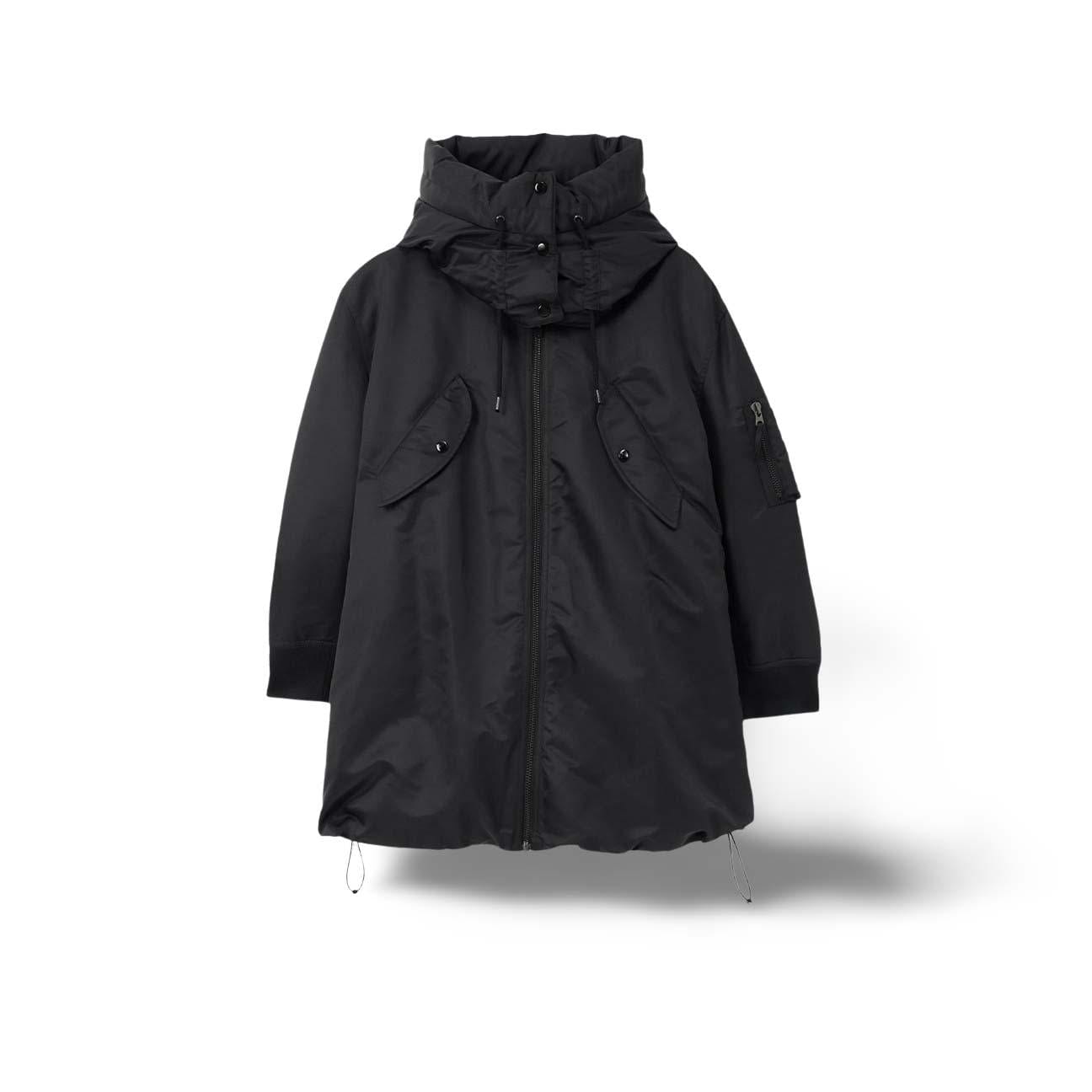 Bomber donna in raso Nero 5N04 D356 241 ASPESI