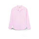 Camicia donna in cotone a Righe Rosa CYS0001 00703L MC2 SAINT BARTH