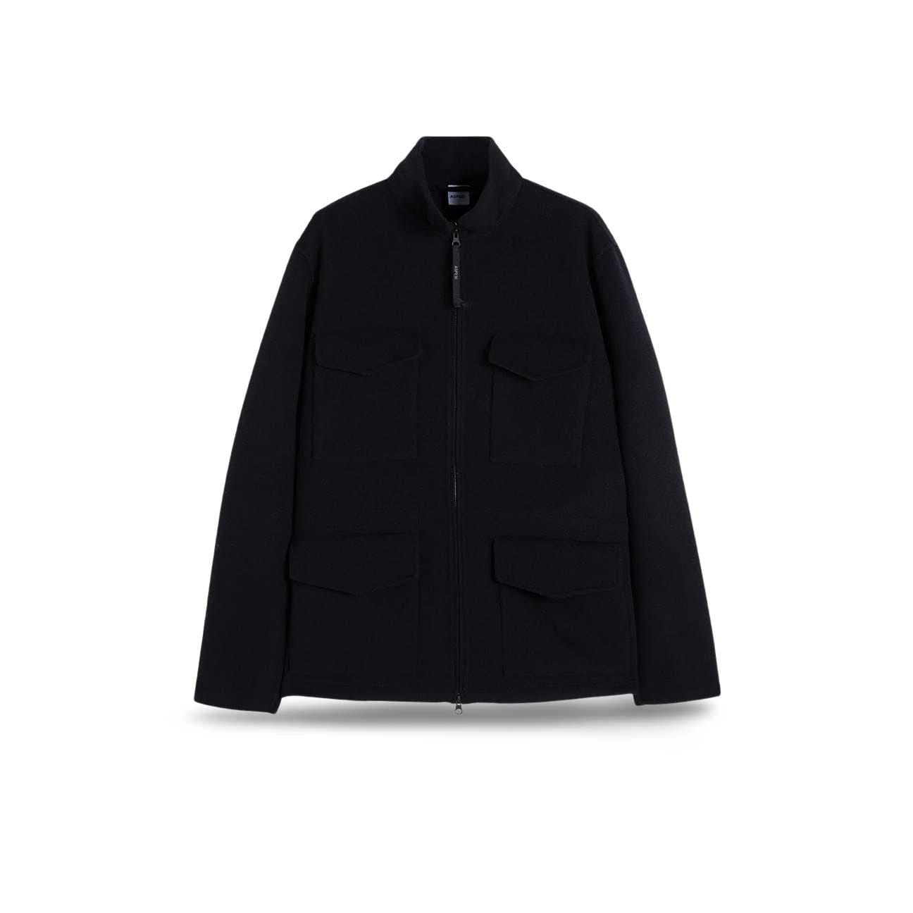 Field jacket uomo in lana Nelson Blue CG84 P517 098 ASPESI