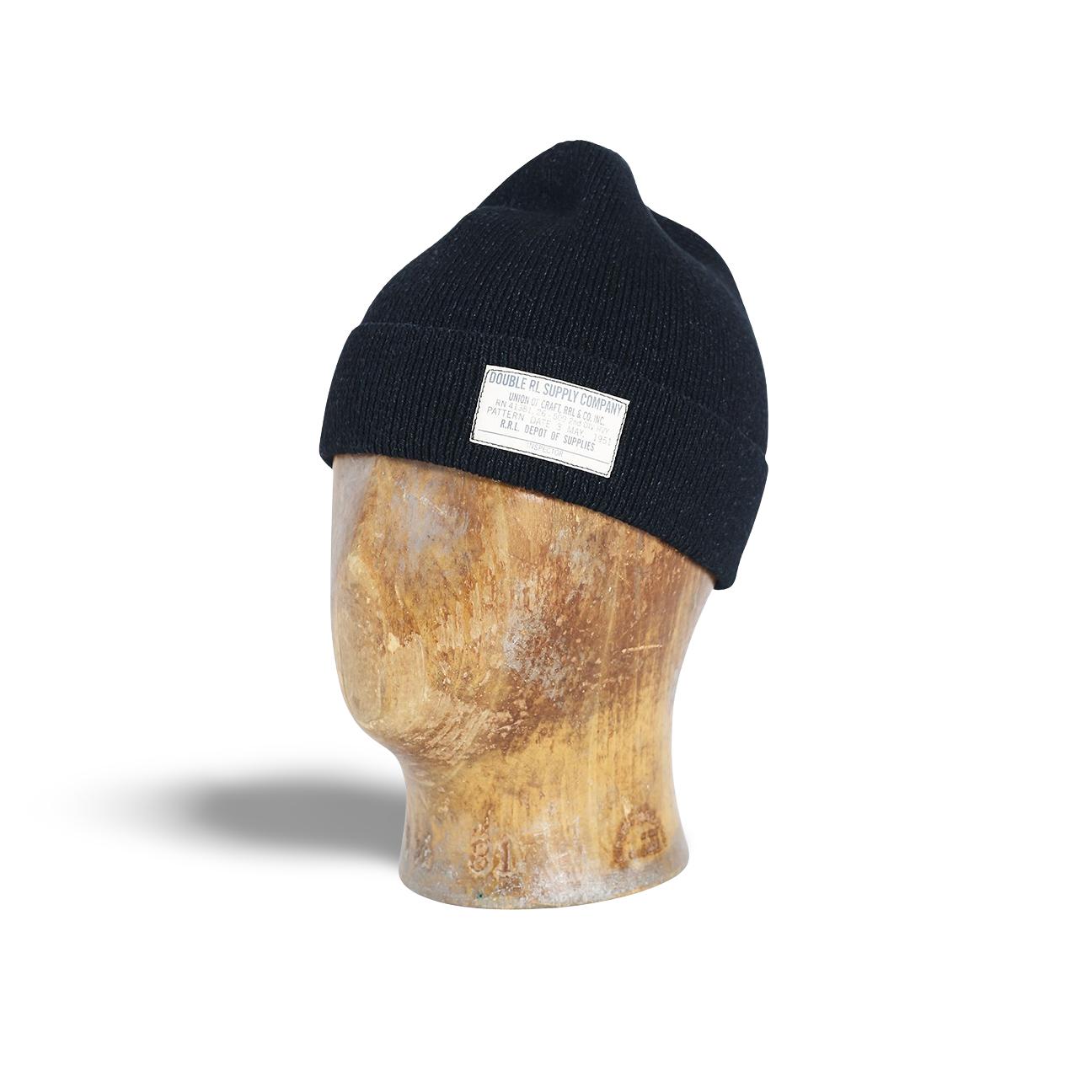 Cappello in cotone tinto in Indaco 782507235001 BLACK INDIGO RRL