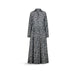 Abito Camicia Lungo in Cotone fantasia Blue ZELDA 2429 MILK