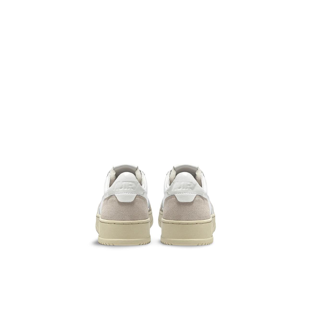 Sneackers donna Medalist in pelle e suede Bianco AULW LS33 AUTRY