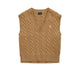 Gile donna in lana e cashmere a trecce Beige 211949994001 CAMEL MELANGE POLO RALPH LAUREN