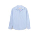 Camicia donna in cotone a righe Azzurro CYS0001 00702L SEERSUCKER MC2 SAINT BARTH