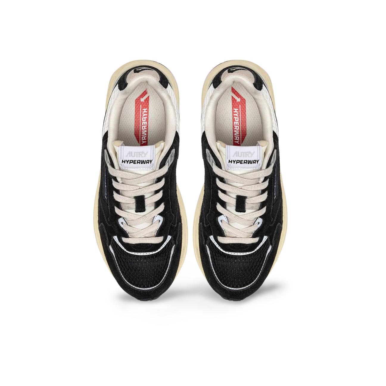 Sneakers uomo Hyperway in suede Nero HYLM UM07 AUTRY