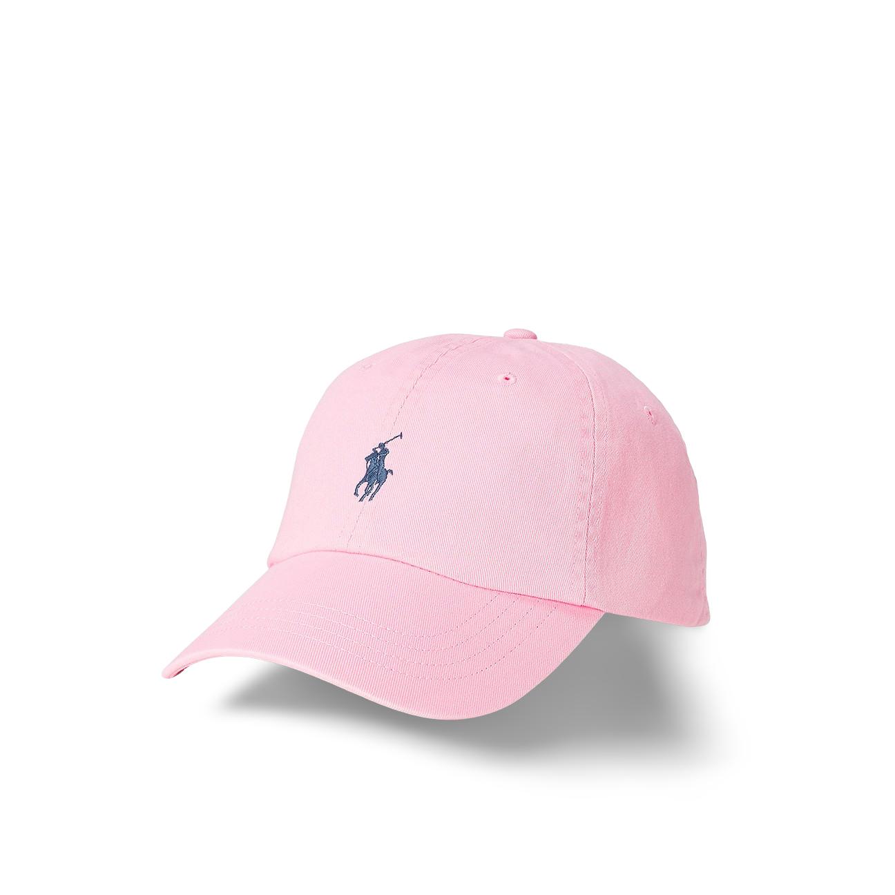 Cappellino da baseball in chino Rosa 710548524008 CARMEL PINK JEWEL BLUE POLO RALPH LAUREN