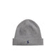 Berretto in lana con Pony Grigio 710886137 003 GREY HEATHER POLO RALPH LAUREN