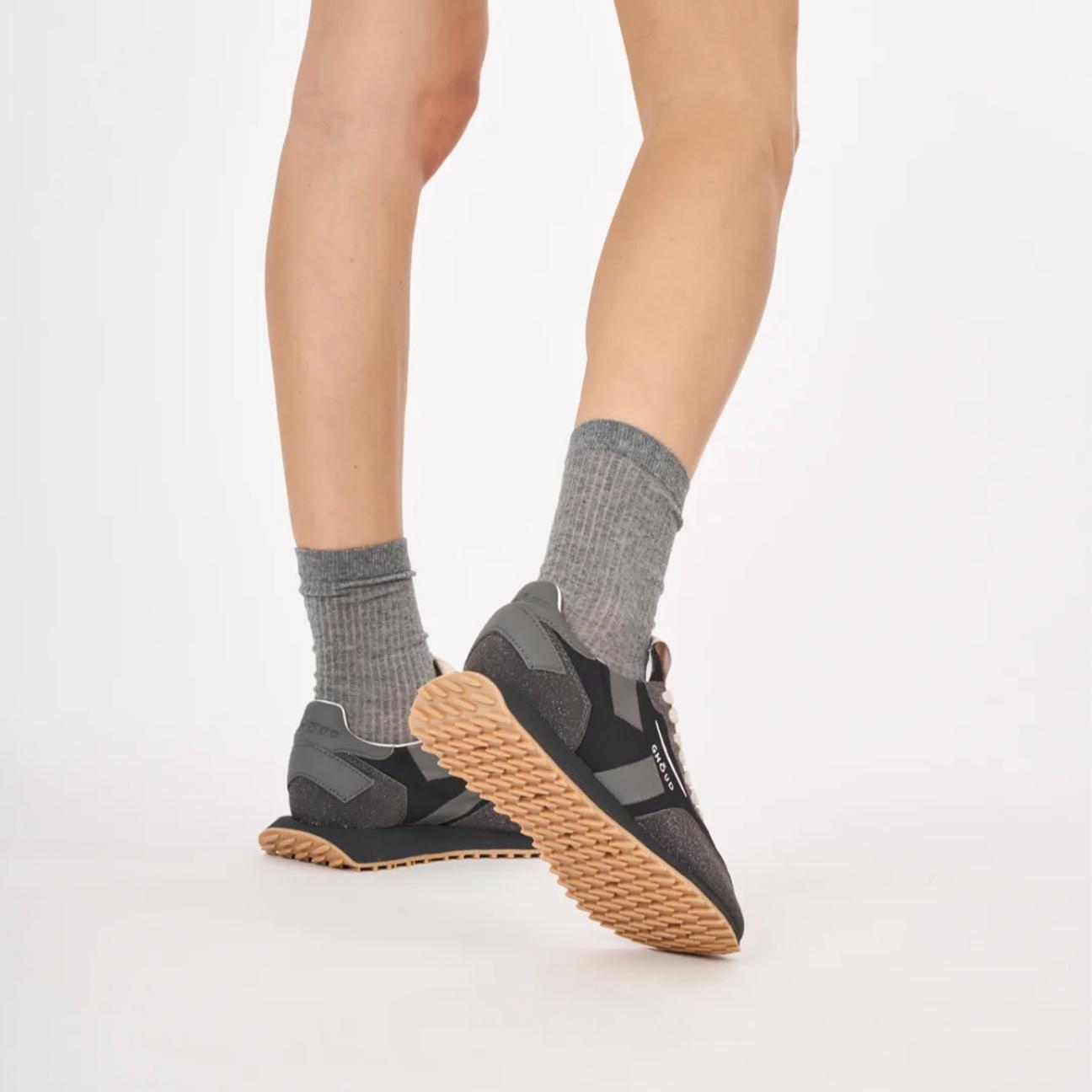 Sneakers donna Rush Low Monoblock Nero E1UNSCLW SG09 GHOUD