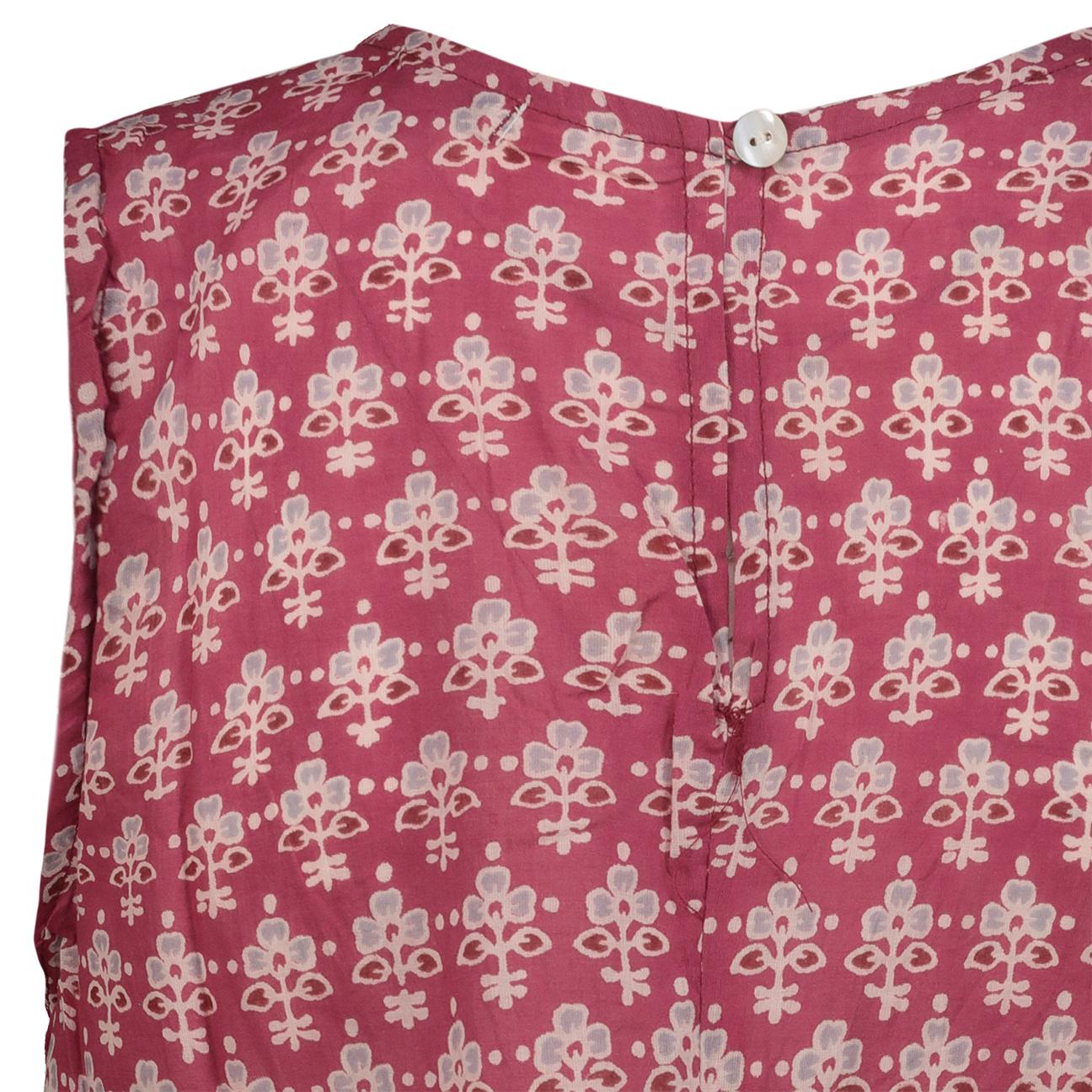 Top donna Senza Maniche in Cotone Rubino MOMO TOP 2407 MILK