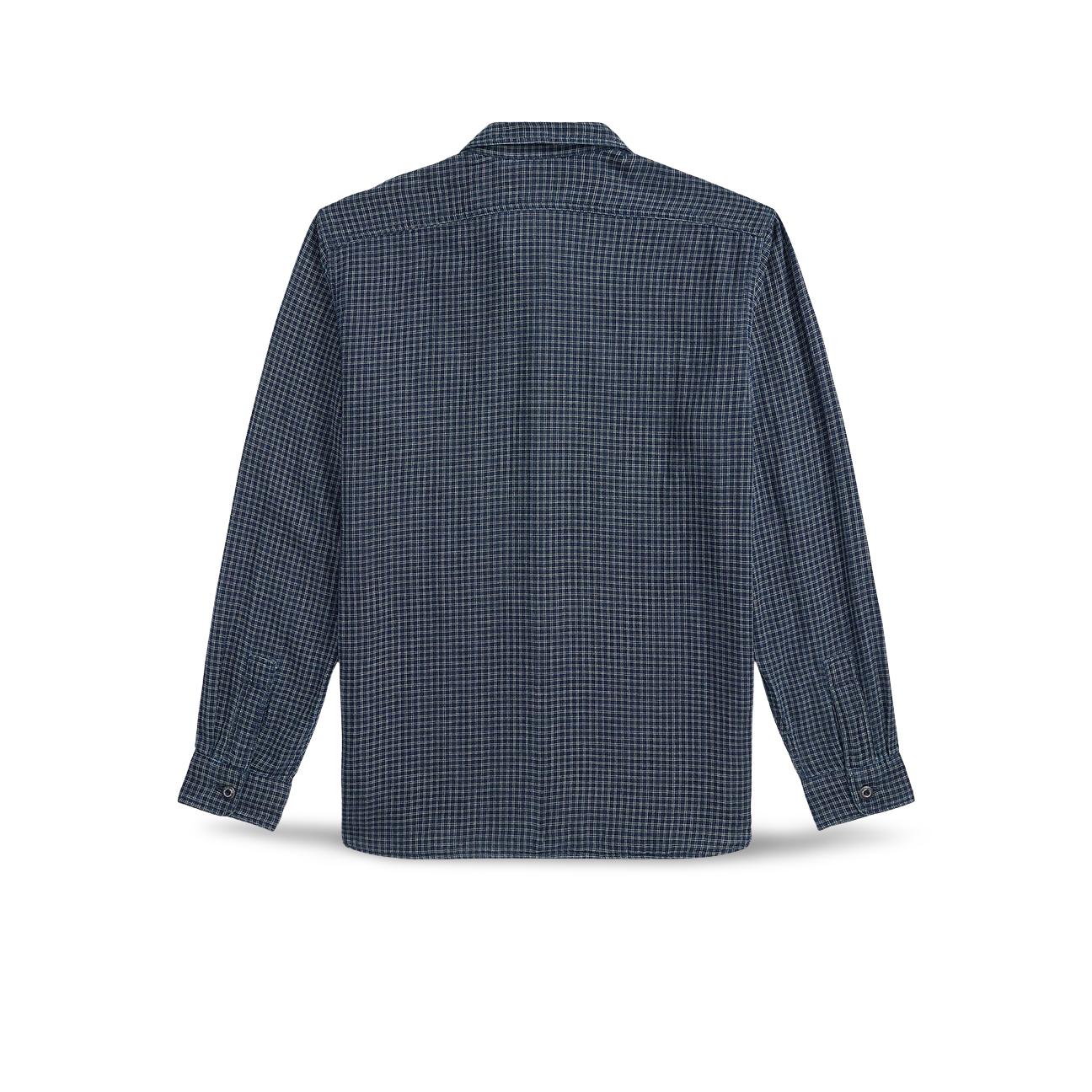 Camicia uomo Reversibile Indaco 782973896001 INDIGO CHECK STRIPE RRL