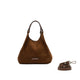 Borsa donna Dua in pelle scamosciata Cognac BS9779 CMPL 14283 GIANNI CHIARINI