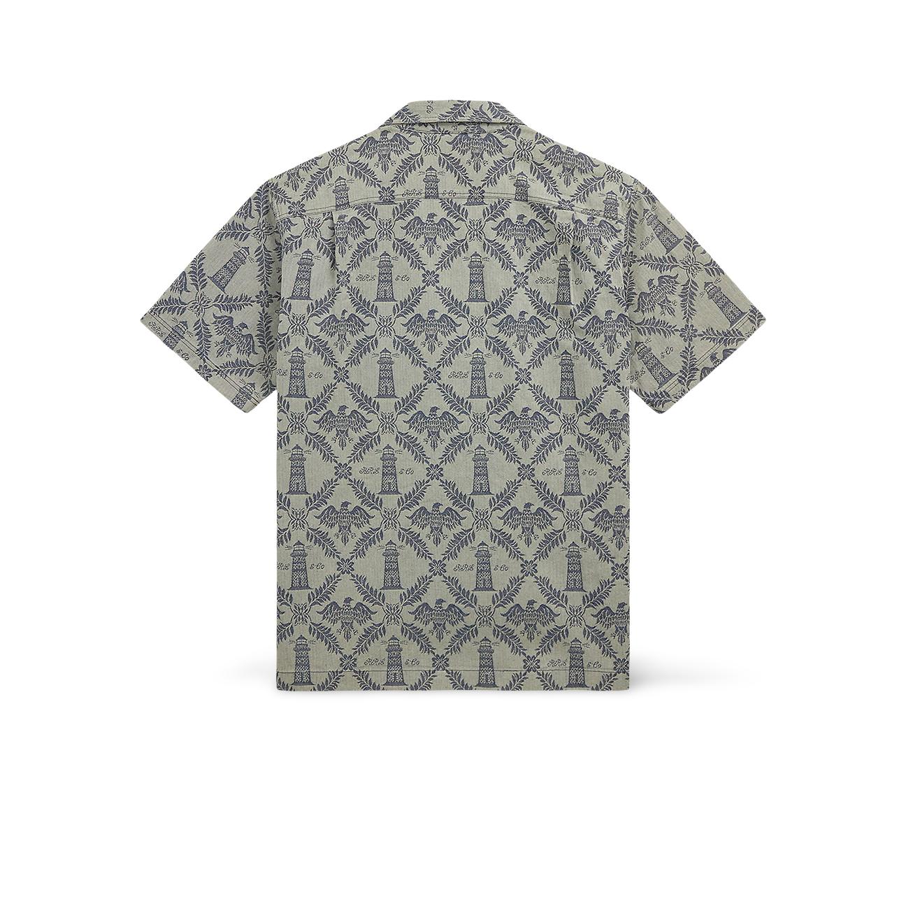 Camicia uomo sahariana in denim jacquard 782973898001 INDIGO RRL