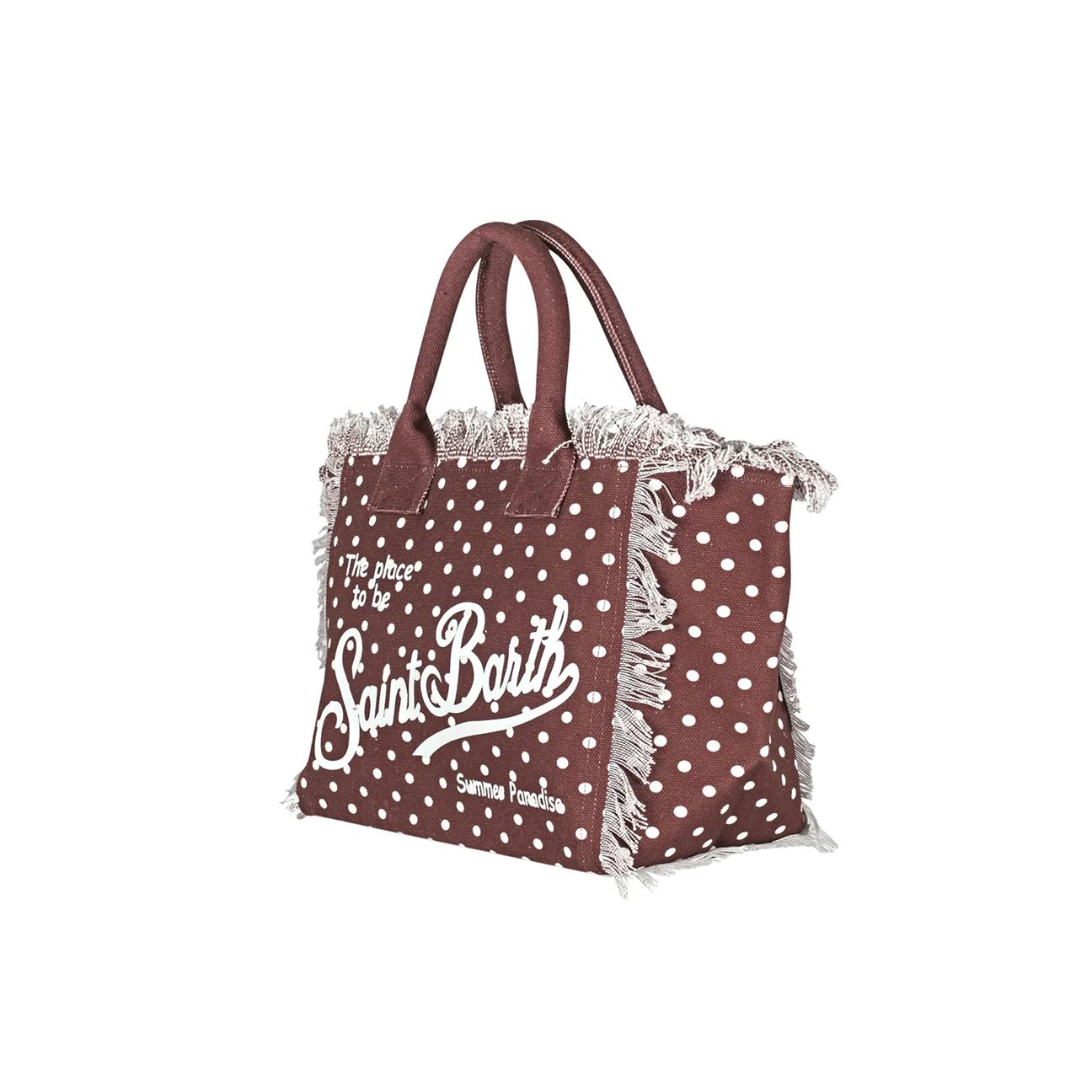 Borsa donna Vanity Pois Marrone VANI001 06651H REGULAR POIS 18 MC2 SAINT BARTH