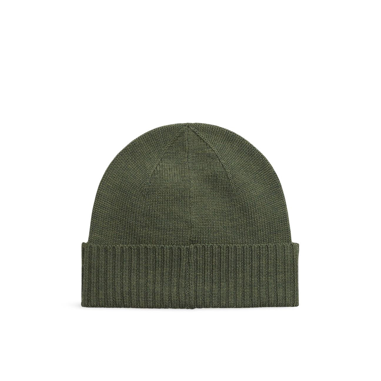 Berretto in lana con Pony Olive 710886137 016 OLIVE POLO RALPH LAUREN