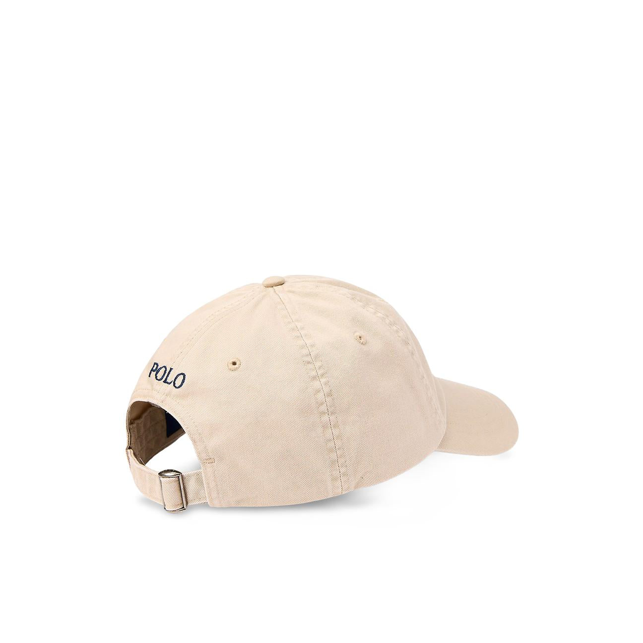 Cappellino da baseball in chino Sabbia 710548524005 NUBUCKRELAY BLUE POLO RALPH LAUREN