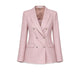 Giacca donna Parigi doppiopetto in lana seta Rosa JPARIGI10B 440062 Y3228 TAGLIATORE