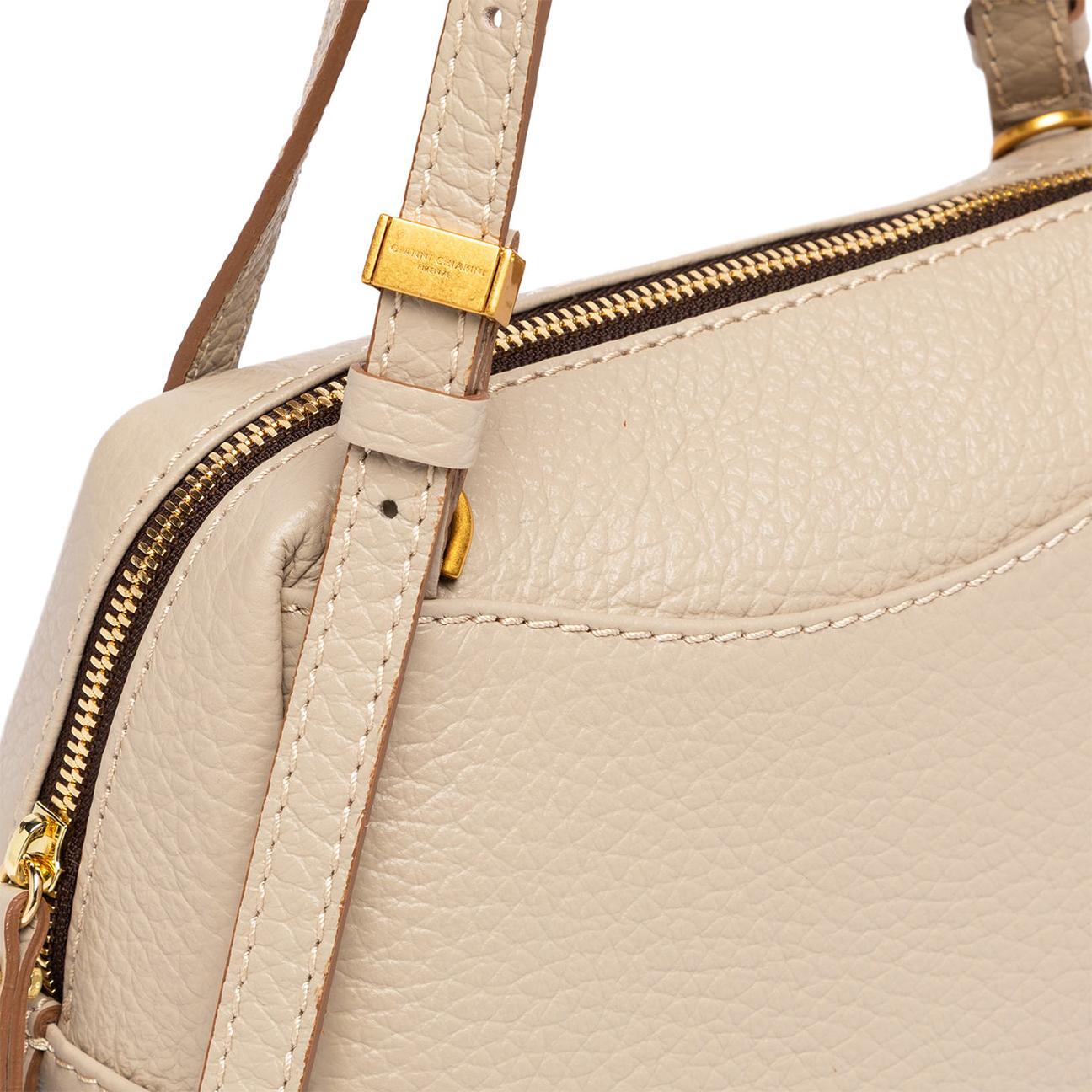 Borsa donna Dea in pelle Ecrù BS11525 TKL LAMB GIANNI CHIARINI