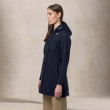 KWAY Giacca donna midi Mathy Bonded Jersey Blue