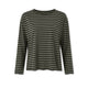 LABO ART T-shirt donna Lola Jersey Striped Lichene
