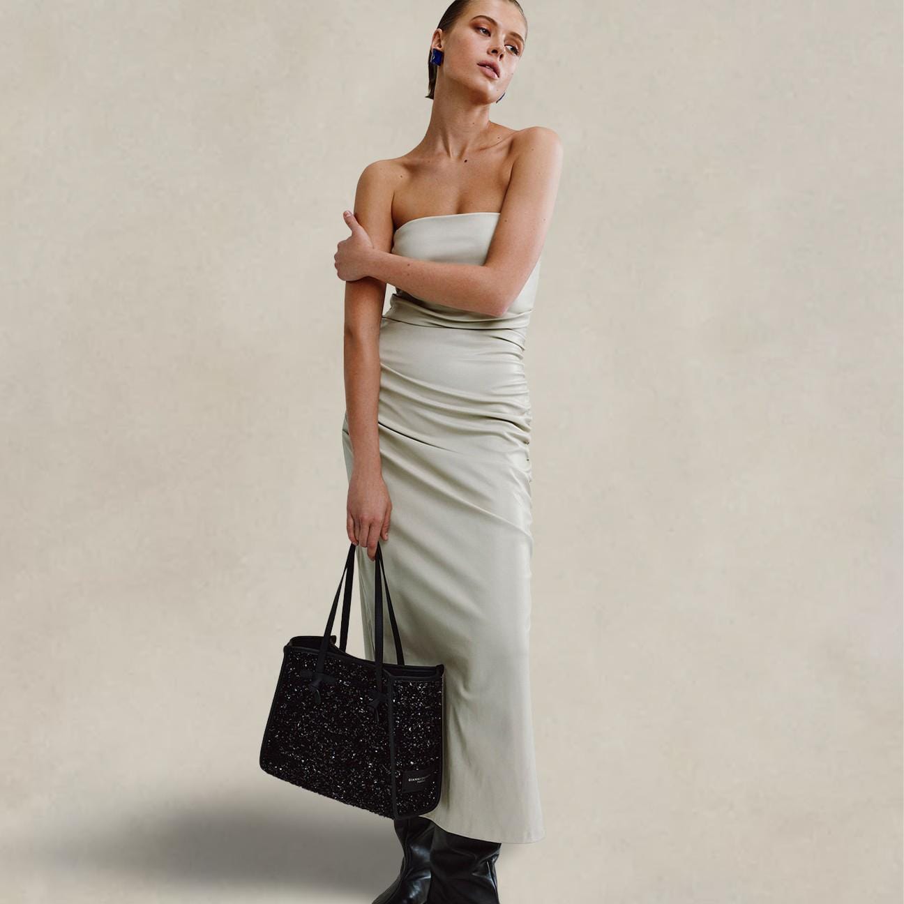 MARCELLA CLUB Borsa Marcella Lux Beige