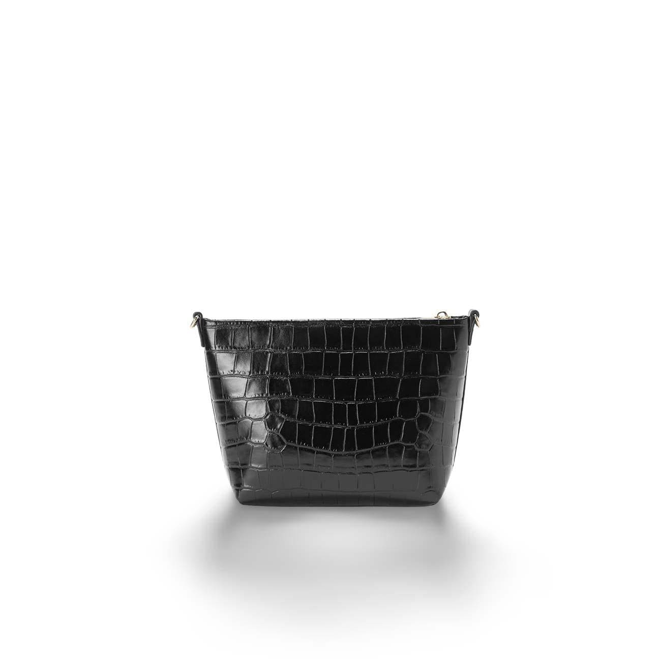 MC2 SAINT BARTH Borsa donna Aline in pelle stampa cocco Nero