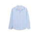 MC2 SAINT BARTH Camicia donna in cotone a righe Azzurro