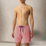 MC2 SAINT BARTH Costume mare uomo Patmos seersucker Stripes Rosso