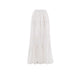 MC2 SAINT BARTH Gonna Jenny in pizzo sangallo Bianco