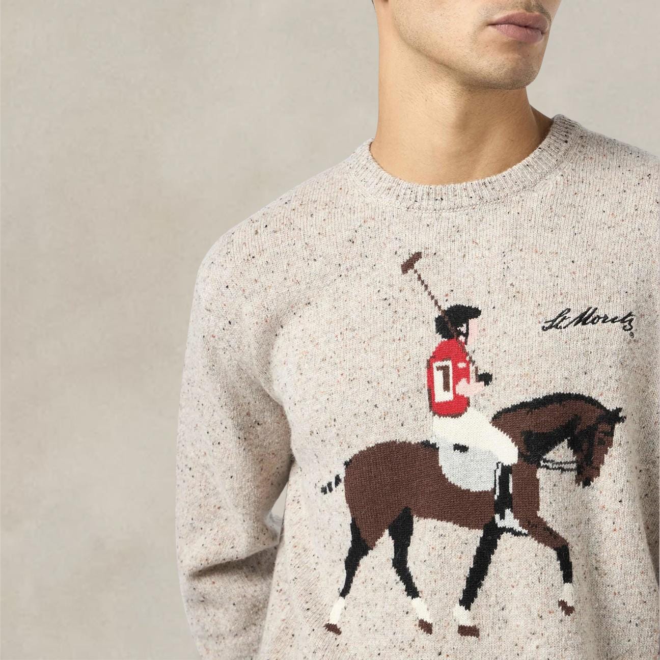 MC2 SAINT BARTH Maglia uomo St. Moritz Polo Beige