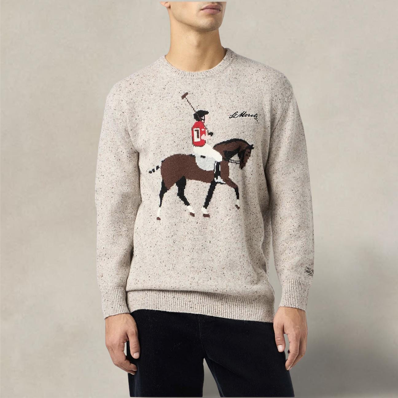 MC2 SAINT BARTH Maglia uomo St. Moritz Polo Beige