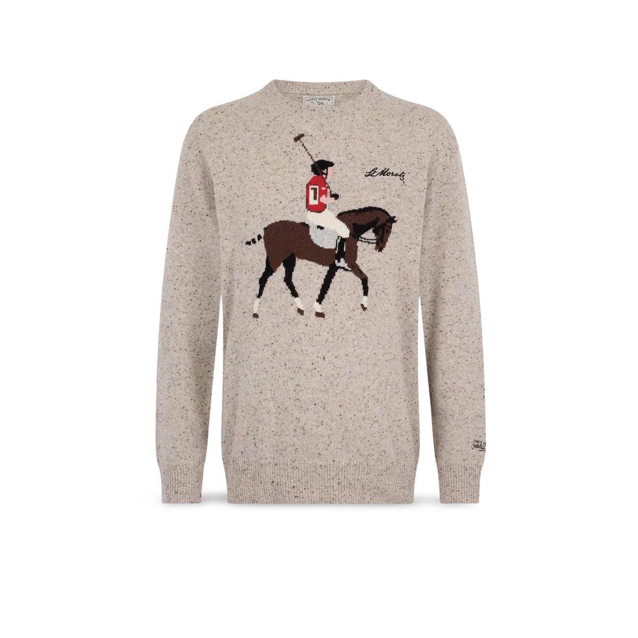 MC2 SAINT BARTH Maglia uomo St. Moritz Polo Beige
