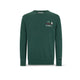 MC2 SAINT BARTH Maglione da uomo Heron con ricamo Wine o'clock Verde