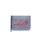 MC2 SAINT BARTH Pochette Aline scuba a righe Blue