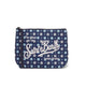 MC2 SAINT BARTH Pochette scuba Aline Flower Tie Blue