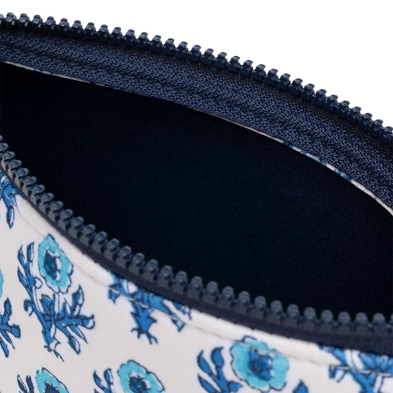 MC2 SAINT BARTH Pochette scuba Aline Radical Flowers Bianco