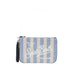MC2 SAINT BARTH Pouch Parisienne sponge a righe Azzurro
