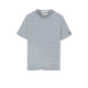 MC2 SAINT BARTH T-Shirt uomo in cotone a righe Grigio