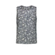 MILK Top donna Senza Maniche in Cotone Azzurro