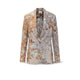 PIERRE LOUIS MASCIA Giacca donna in seta stampa Pattern Mauve